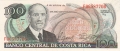 Costa Rica 100 Colones,  5.10.1990